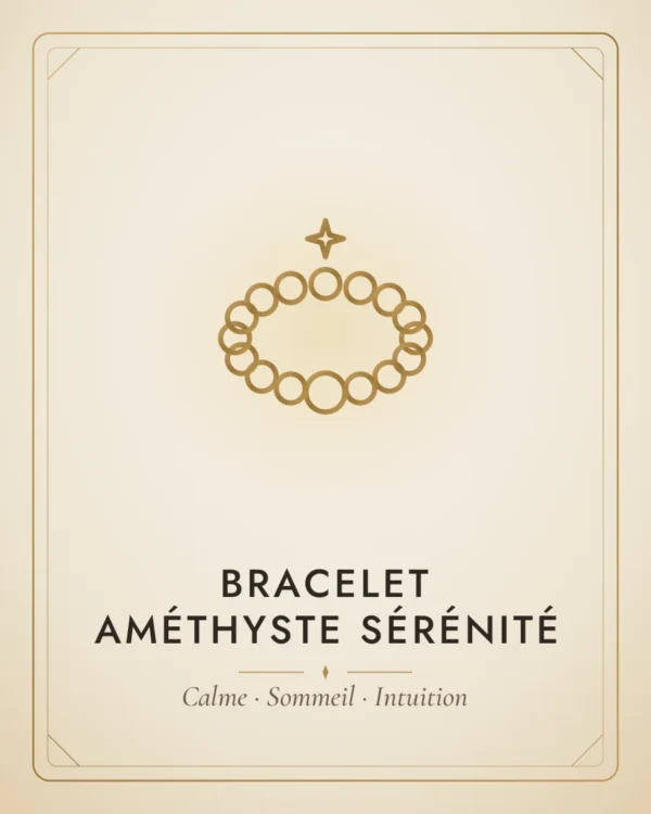Bracelet Améthyste Sérénité