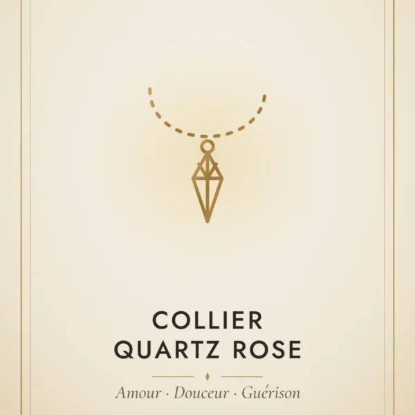 Collier Quartz Rose
