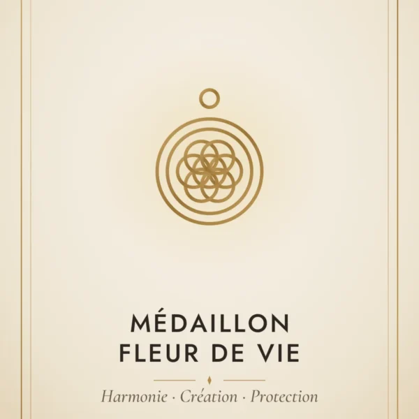 Médaillon Fleur de Vie