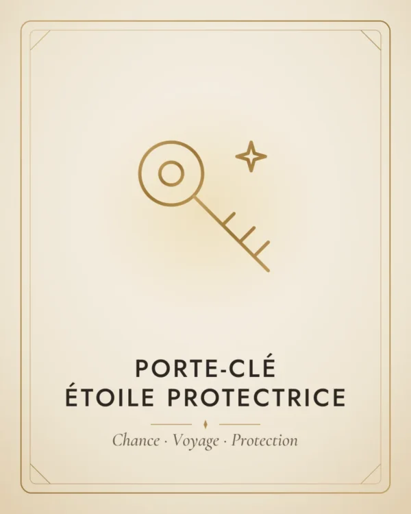 Porte-clé Étoile Protectrice